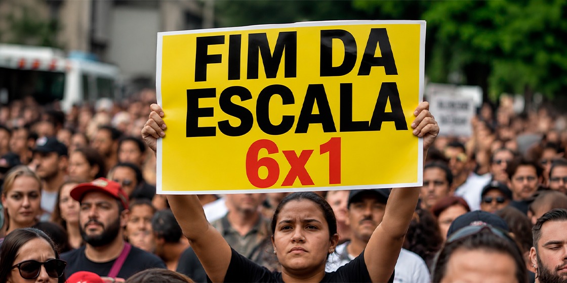FIM DA ESCALA 6X1 E JORNADA DE 40H!